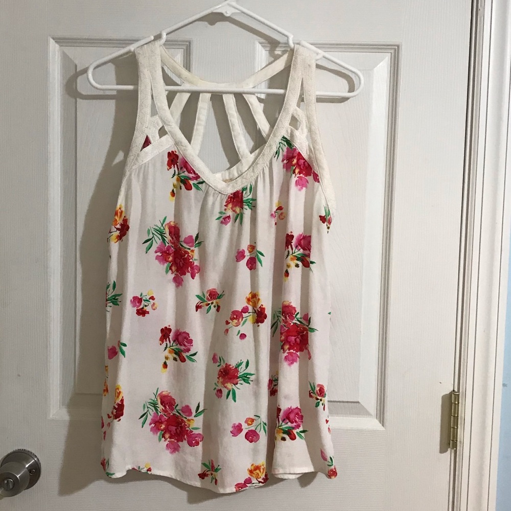 Dress top, floral print